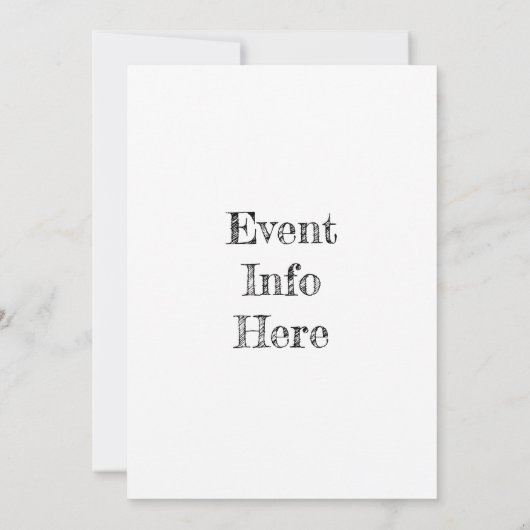 Invitation Déesse de fée en pleine figure Thunder_Cove (Dos)