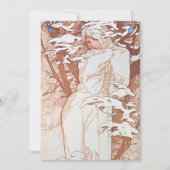 Invitation Déesse d'hiver (Devant)