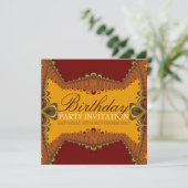 Invitation Déesse Terre fête d'anniversaire (Debout devant)