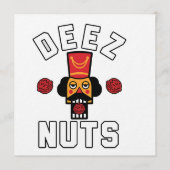 Invitation Deez Nuts Nutcracker (Devant)