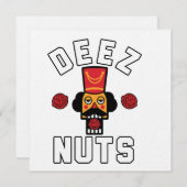 Invitation Deez Nuts Nutcracker (Devant / Derrière)