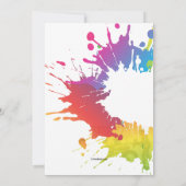 Invitation Défi de paintball (Dos)