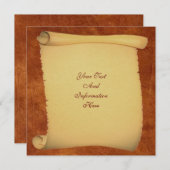 Invitation défilante (Devant / Derrière)