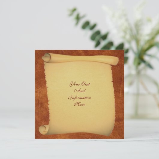 Invitation défilante (Debout devant)