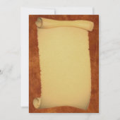 Invitation défilante (Devant)