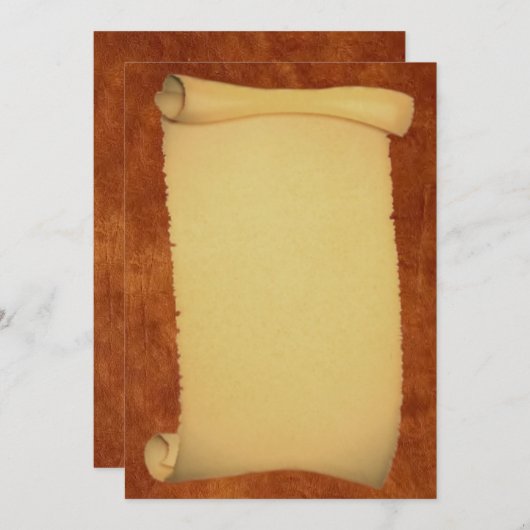 Invitation défilante (Devant / Derrière)