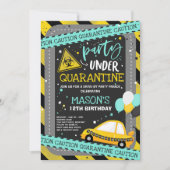 Invitation Défilé de fête d'anniversaire de la quarantaine (Devant)