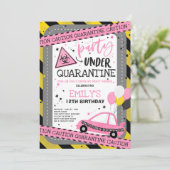 Invitation Défilé de fête d'anniversaire de la quarantaine (Debout devant)