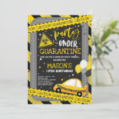 Invitation Défilé de fête d'anniversaire de la quarantaine (Debout devant)