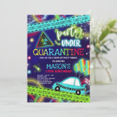 Invitation Défilé de la fête d'anniversaire en quarantaine (Debout devant)