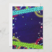 Invitation Défilé de la fête d'anniversaire en quarantaine (Dos)