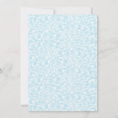 Invitation Défilement Bleu Julep (Dos)