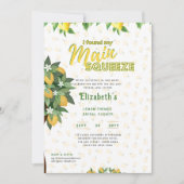 Invitation Définir pour l'été | Fun Lemon Squeeze Fête des ma (Devant)