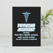 Invitation Définition d'assistant de médecin Étudiants en méd (Debout devant)