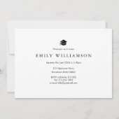 Invitation Définition de la photo moderne (Dos)