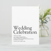 Invitation Définition de mariage (Debout devant)