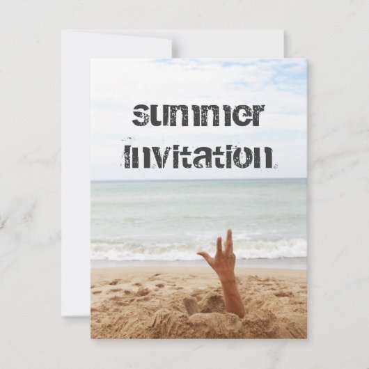 Invitation Dégagez-moi ! (Devant)