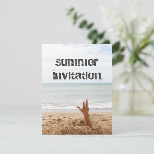 Invitation Dégagez-moi ! (Debout devant)