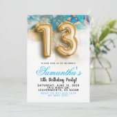 Invitation dégradée pour 13e anniversaire (Debout devant)