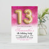 Invitation dégradée pour 13e anniversaire (Debout devant)