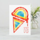 Invitation Dégustation de crème glacée sweet sixteen (Debout devant)