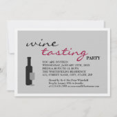 Invitation Dégustation de vin (Devant)