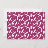 Invitation Dégustation de vin (Dos)