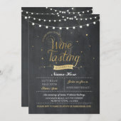 Invitation Dégustation de vin Anniversaire Déclenche N'IMPORT (Devant / Derrière)