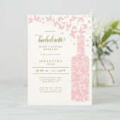 Invitation Dégustation de vin Bachelorette Weekend Papillons  (Debout devant)