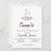 Invitation Dégustation de vin Bourgogne Fête des mariées Invi (Devant)