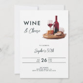 Invitation Dégustation de vin Cheese Winery Moderne 50e anniv (Devant)