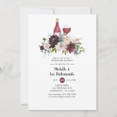 Invitation Dégustation de vin de Bourgogne et de vin roux (Devant)