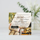 Invitation Dégustation de vin de cave ou de vignoble artistiq (Debout devant)