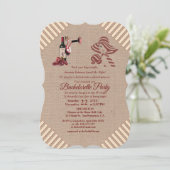 Invitation Dégustation de vin de marsala Bachelorette Party (Debout devant)