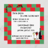 Invitation Dégustation de vins (Devant / Derrière)