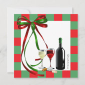 Invitation Dégustation de vins (Dos)