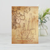 Invitation Dégustation de vins (Debout devant)