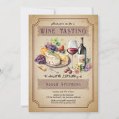 Invitation Dégustation de vins de Charcuterie italienne 21e a (Devant)