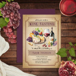 Invitation Dégustation de vins de Charcuterie italienne 21e a<br><div class="desc">Quelle meilleure façon de célébrer en famille et entre amis qu'une soirée d'anniversaire de charcuterie italienne. Vous pourrez y déguster une pléthore de cabernets, de mélanges de cabernet, de pinot noir, de chardonay ou n'importe quel autre appétit, ainsi que des fruits et des fromages succulents comme le brie et le...</div>