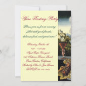 INVITATION DÉGUSTATION DE VINS DE VIGNOBLE DE VIGNE ANTIQUE (Dos)