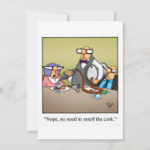 Invitation Dégustation De Vins Drôle (Devant)