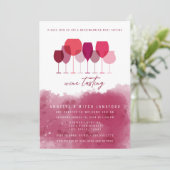 Invitation Dégustation de vins, pendaison de crémaillère (Debout devant)