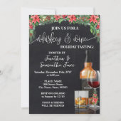 Invitation Dégustation de Whisky et de Vin de Noël (Devant)