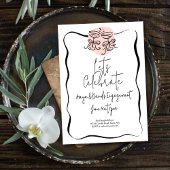 Invitation Déguster le Doodle Engagement Party