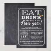 Invitation Dégustez un verre et baguez à la Soirée du Nouvel  (Devant / Derrière)