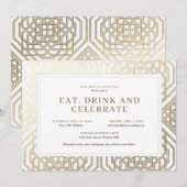 Invitation Dégustez un verre et fêtez le Business Party (Devant / Derrière)