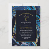 Invitation Deja Blue Religion (Devant)