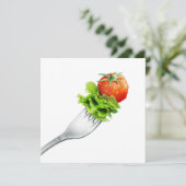 Invitation Déjeuner, Brunch, Votre Nom - SRF (Debout devant)