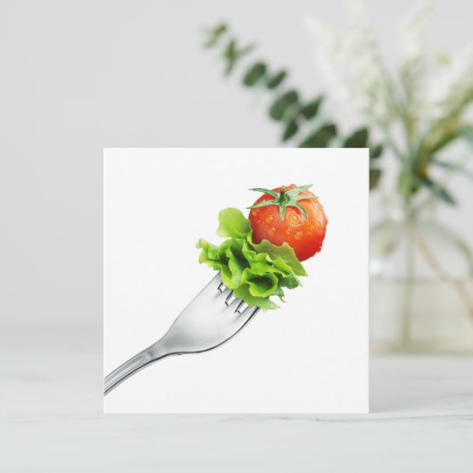 Invitation Déjeuner, Brunch, Votre Nom - SRF (Debout devant)