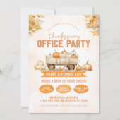 Invitation Déjeuner d'action de grâce (Devant)